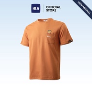 HLA Bear Embroidery Short Sleeve T-Shirt Men - HNTBJ2J543HKG
