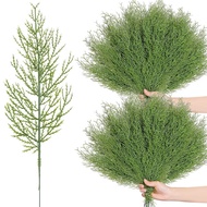 5pcs Christmas Large Artificial Pine Needles Glitter Artificial Pine Branches 14 Artificial Greenery