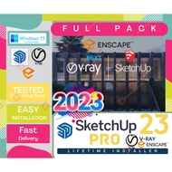 Sketchup Pro 2023 v23 + VRAY Next 6 + Enscape | 𝟮𝟬𝟮𝟯🔥 𝙑𝙞𝙙𝙚𝙤 𝙄𝙣𝙨𝙩𝙖𝙡𝙡𝙖𝙩𝙞𝙤𝙣 | [Win/Monterey/M1/M2/Intel