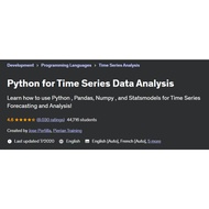 [Udemy Course] Python for Time Series Data Analysis