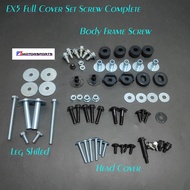 Honda Ex5 Screw Handle Screw/ Leg Shield Screw /Body Frame Screw/Ex5 Absorber Nat/ Ex5 Footrest Nat