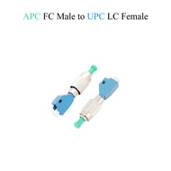 4 cái sợi quang FC APC/UPC Nam để LC UPC/APC/OM3/OM4 Bộ chuyển đổi đầu cái duy nhất-chế độ đa Bộ chu