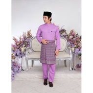 BAJU MELAYU LAVINDA / BAJU MELAYU CUTTING MODEN LILAC / BAJU MELAYU EXCLUSIVE