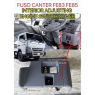 FUSO CANTER MITSUBISHI FE83 FE85 INTERIOR ADJUSTING ENGINE SWITCH COVER LORRY 3TON 5TON USED HALF CU