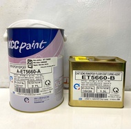 Sơn sàn bê tông epoxy KCC ET5660 Base A màu xám D80680 _ 4L/Bộ