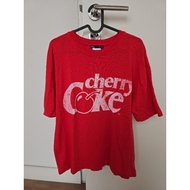 [PRELOVED] Cherry Coke Shirt, coca cola coke Shirt, vintage style