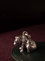 19世紀末-20世紀初 奧匈帝國 大熊純銀吊墜