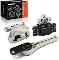 A-Premium 3PCS Engine Motor Mount and Transmission Mount and Torque Strut Mount Kit Compatible with 