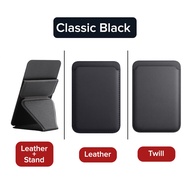 LionShield Premium Leather Magnetic Wallet Card Holder with Stand Compatible with iPhone 17/16/15/14