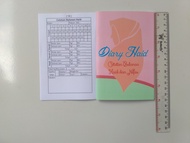 Buku Catatan Haid / Diary Haid / Catatan Bulanan Wanita : Catatan Bulanan Haid dan Nifas