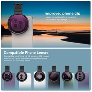 APEXEL Adjustable Neutral Density Filter 67mm Mobile Phone CPL Polarizing Filter/ND 32/ND 400 with U