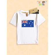Kids' premium Aussie flag t-shirt Australia flag - S