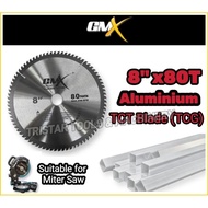 GMX 8"X80T Aluminium TCT Blade (TCG)