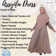 Terbaru GAMIS Terbaru Assyifa Dress ori attin Assyifa Dress Attin ba