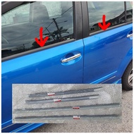 Moulding -Outer Door Glass -Myvi Lagibest 11-16 (FRH 68161-BZ130 FLH 68162-BZ120 RRH 68163-BZ140 RLH