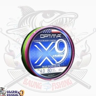 SENAR PE X9 OPTIMA MAX POWER FLOURESIN 200M 400M - won5.shop