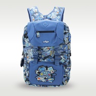Australia smiggle original children's schoolbag boys blue game large capacity backpack learning supplies 18 inches 10-15 years old