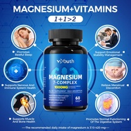 Viyouth 1000mg Magnesium Complex - 10 Elemental Magnesium Complex & Zinc for Calming Sleep & Relax -