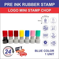 Pre Ink Rubber Stamp / Self Ink Rubber Stamp / Mini Logo Stamp Chop / Student Name Stamp / Teacher S