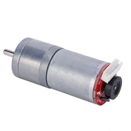 Gear Motor High Torque Motor DC 25GA370 GA25-370 12V 1250RPM w/ Encoder
