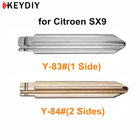10pcs KEYDIY KDVVDI/JMD #83 #84 Replacement Metal Uncut Blank Flip Folding Remote Key Blade Y-83# Y-