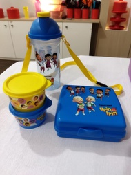 TUPPERWARE UPIN IPIN LUNCH SET - PAKET BEKAL MAKANAN ANAK - SET BEKAL MAKANAN