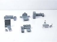 LYTS72034 1/72 Miniature Scene Model Kit, Item As Shown