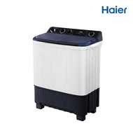 Haier เครื่องซักผ้า 2 ถัง HTW90-1217BS ขนาด 9 kg (รับประกันมอเตอร์ 12 ปี)