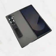 ARMOR Samsung Galaxy Z Fold 6 全真皮電話保護殼_火山灰