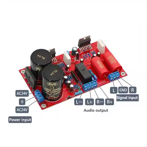 (DT37) Audio Amplifiers TDA7294 Dual-Channel Audiophile-Grade Amplifier Board 85W X 85W Stereo Ampli