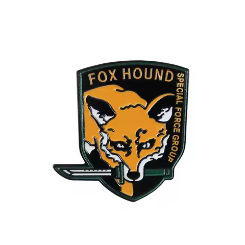 Foxhound Metal Gear Solid Cosplay Metal Pin Badge
