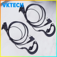 [Vktech] 2Pcs Walkie Talkie Earpiece Headset Multifunctional Earphone Walkie Talkie Headset Privacy 