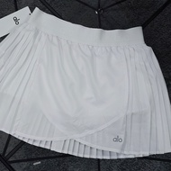 WY Alo Yoga Tennis Skirt ACES TENNIS SKIRT Sports Fitness Skirt Versatile Anti-exposure Sports Skirt