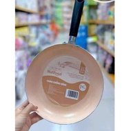 Nutifood Non-Stick Pan 24cm – Beautiful Pink Heart – No Adhesion – Fast Heat Conduction