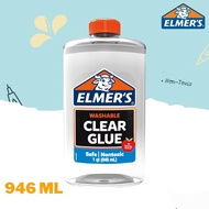 ELMERS Clear Glue Multi-Purpose Adhesive 946ml Slime Handmade Craft Washable