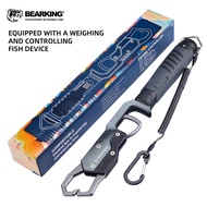 Bearking Corrosion-Resistant Stainless Steel Fish Lip Gripper with Built-in Scale: Accurate Measurem