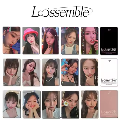 5/15Pcs/Set Kpop Loossemble One of a Kind Album Photocards ViVi Gowon Yeojin Cute Selfie Lomo Cards 