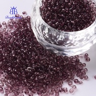 1pound Transparent Round 12/0 Glass Seed Beads Rosy Brown 2mm Hole: 1mm 30000 beads/pound
