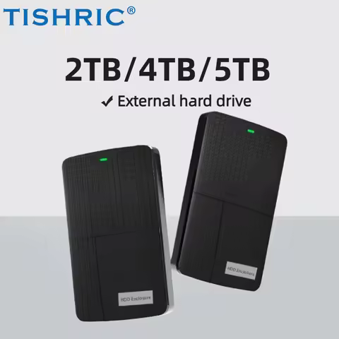 TISHRIC HDD 2.5" Portable External Hard Drive 5TB 4TB 2TB Hard Disk USB3.0 for Desktop PC Laptops Ga