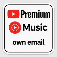 YT Premium own acc for all device logo stickers