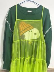 日本環球影城Snoopy sweater+Dress