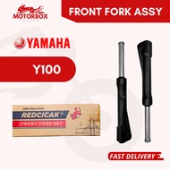 100% RED CICAK FRONT FORK ASSY Y100 - SPORT Y100 SPORT FORK DEPAN ABSORBER