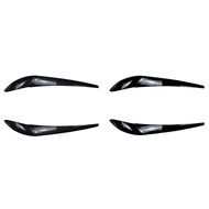 Car Headlights Eyebrows Eyelids Cover Eyelash Head Light Lamp Stickers For-BMW X3 F25 X4 F26 2014-2017
