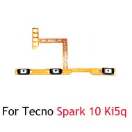 Power Volume Flex For Tecno Spark 10 Ki5q Ki5 / 10 Pro Ki7 Power On Off Switch Volume Side Button Fl
