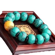 绿松石108颗手链长款松石项链藏式民族风男女款二代松石手串佛珠20250110