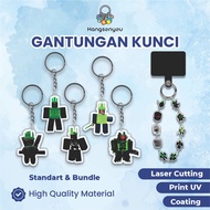 GANTUNGAN Keychain Acrylic Keychain/ FORSAKEN 1X1X1X1 & GUEST 666 (BETRAYED, TIMELESS & GUEST 666)