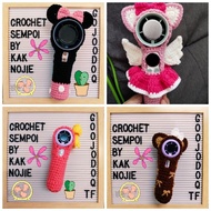 Crochet Mini Fan Cover for GOOJODOQ n GOTOP n AMGRAS (mini fan not included.. PRE ORDER 14 HARI )