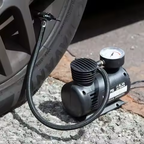 Electric Inflator Mini Air Compressor Car Electric Tire Air Inflator Pump Electric Air Pump with Pre