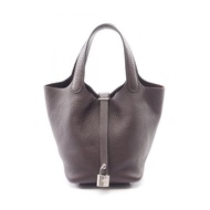 【二手】愛馬仕 HERMES 手提包 Picotin Lock PM Rouge Sellier 皮革 Picotin Lock PM Rouge Sellier 女士二手 A
