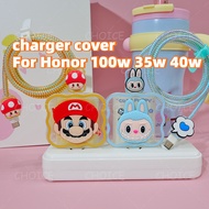 Cute cartoon Charger Cover For Honor 100 Pro 200 pro 90GT Magic4 Pro Charger Protector for honor 100